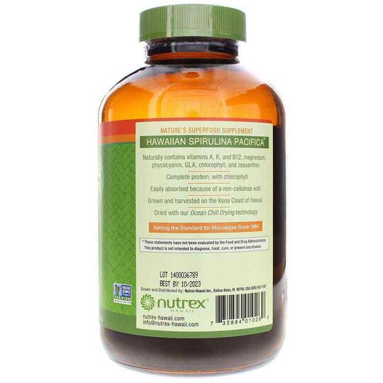 Pure Hawaiian Spirulina Powder, NXH